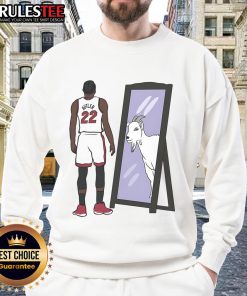 Awesome Jimmy Butler Mirror Goat Sweatshirt featuring a stylish design perfect for basketball fans and fashion lovers.