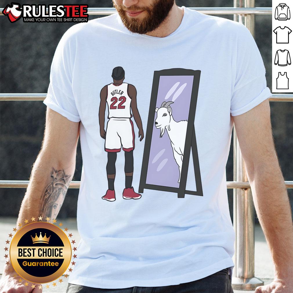 Awesome Jimmy Butler Mirror Goat T Shirt Awesome Jimmy Butler Mirror Goat T-Shirt featuring a stylish design celebrating basketball legend Jimmy Butler.