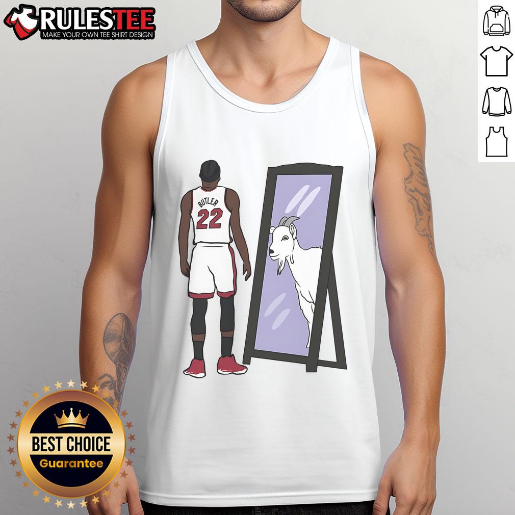 Awesome Jimmy Butler Mirror Goat Tank Top Awesome Jimmy Butler Mirror GOAT Tank Top featuring a bold graphic design celebrating basketball greatness.