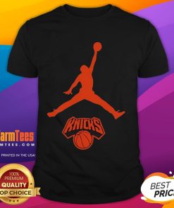 Awesome Jordan New York Knicks Basketball NBA Playoffs 2025 T-Shirt featuring bold graphics and team colors.