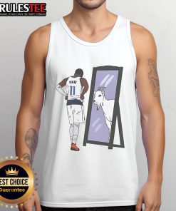 Awesome Kyrie Irving mirror goat Dallas tank top featuring a stylish design for basketball fans and fashion enthusiasts.