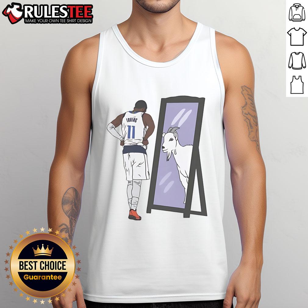 Awesome Kyrie Irving Mirror Goat Dallas Tank Top Awesome Kyrie Irving mirror goat Dallas tank top featuring a stylish design for basketball fans and fashion enthusiasts.