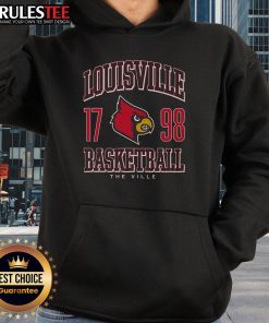 Awesome Louisville Cardinals Basketball 1798 Hoodie featuring vibrant team colors and logo, perfect for fans and athletes.