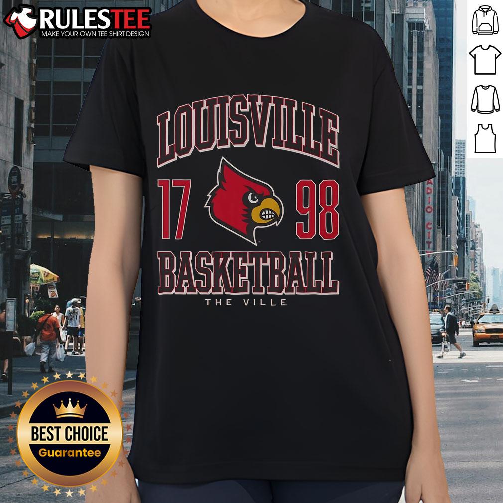 Awesome Louisville Cardinals Basketball 1798 Ladies Tee Awesome Louisville Cardinals Basketball 1798 Ladies Tee featuring vibrant team colors and stylish design for fans.