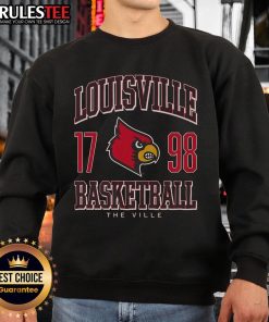 Stylish Awesome Louisville Cardinals Basketball 1798 Sweatshirt featuring bold team colors and logo, perfect for fans.