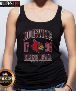Awesome Louisville Cardinals basketball tank top featuring team colors and logo, perfect for fans and game day attire.