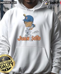 Alt Text: Awesome Mets Juan Soto Signature Hoodie featuring bold graphics and a stylish design for baseball fans.
