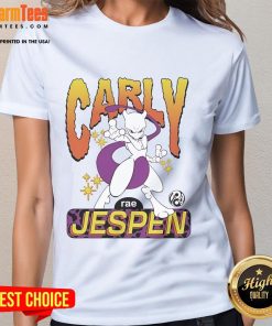 Awesome Mewtwo Pokemon tee featuring Carly Rae Jepsen and Brian Robert Jones, perfect for Pokemon fans and stylish wear.