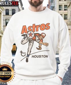 Awesome MLB X Topps Houston Astros sweatshirt featuring team logo, perfect for fans and stylish casual wear.