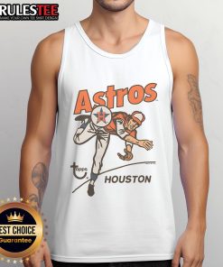 Awesome MLB X Topps Houston Astros tank top featuring team logo and vibrant colors for baseball fans.