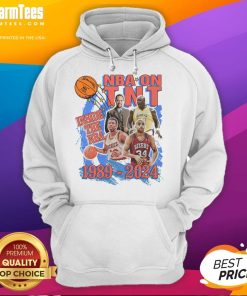 Awesome NBA on TNT Inside the NBA 1989-2025 hoodie featuring iconic team graphics and stylish design.