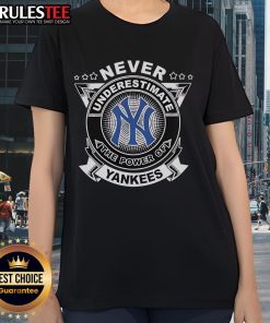 New York Yankees ladies tee featuring bold design, perfect for fans showcasing team spirit and style.