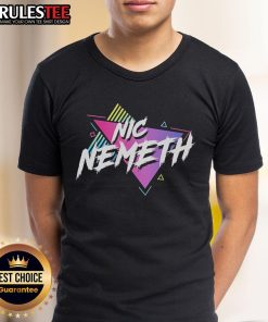 Awesome Nic Nemeth Starman T-Shirt featuring vibrant graphic design, perfect for fans of wrestling and unique apparel.