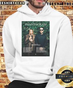 Awesome Official Phantogram Open Mike Eagle Tour 2025 Poster Hoodie featuring vibrant design and tour details.