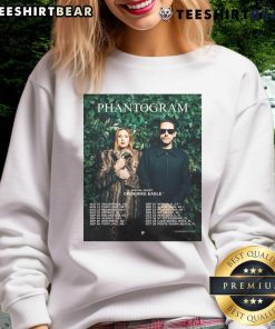 Awesome Official Phantogram Open Mike Eagle Tour 2025 Poster Sweatshirt showcasing vibrant design and tour details.