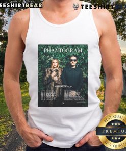 Alt Text: Awesome Official Phantogram Open Mike Eagle Tour 2025 poster on a stylish tank top, perfect for music fans.
