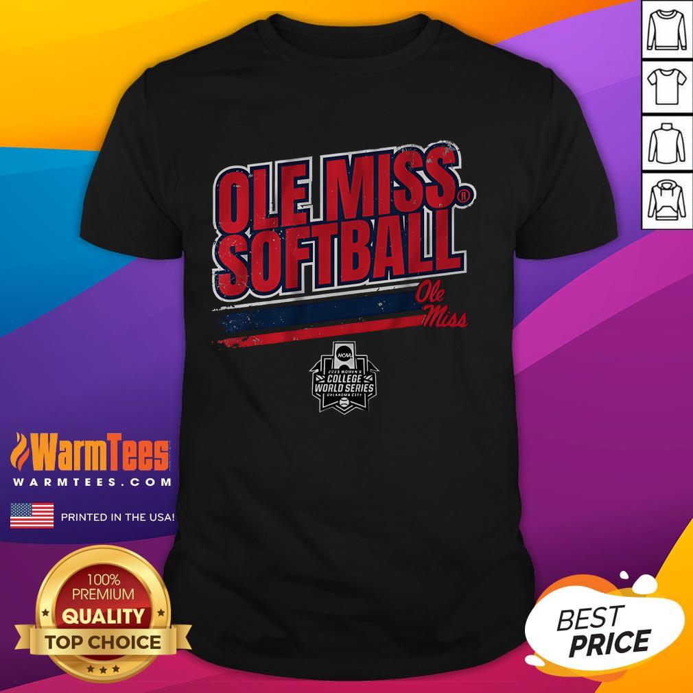 Awesome Ole Miss Softball Women'S College World Series Stripe T Shirt Awesome Ole Miss Softball Women's College World Series Stripe T-Shirt featuring team colors and stylish design.