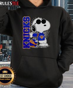 Alt Text: Awesome Peanuts Snoopy New York Knicks Basketball 2025 Hoodie featuring vibrant graphics and comfortable design.