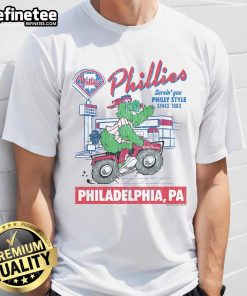 Awesome Philadelphia Phillies Deli T-Shirt, celebrating Philly style since 1883, perfect for sports fans and casual wear.