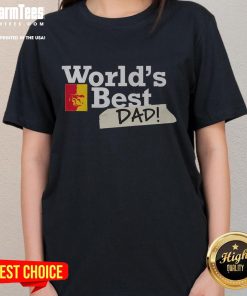 Awesome Pittsburg State Gorillas World's Best Dad ladies tee in vibrant colors, perfect for proud Gorillas fans.