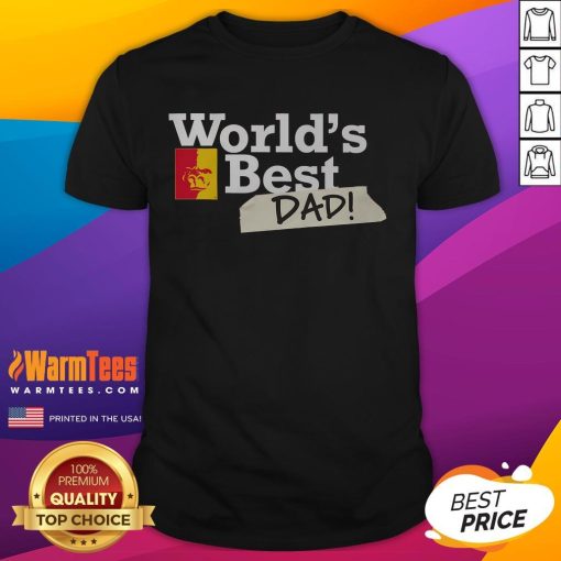 Alt Text: Awesome Pittsburg State Gorillas World's Best Dad T-Shirt featuring vibrant colors and bold graphics for proud dads.