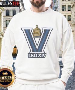 Awesome Pope Leo XIV Villanova Shirt featuring Nova Knicks design in a stylish sweatshirt for fans and fashion enthusiasts.