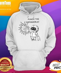 Awesome Punch The Impossible Hoodie in vibrant colors, showcasing a trendy design perfect for casual wear.