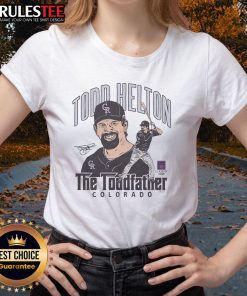 Awesome Rockies Todd Helton Toddfather signature Class of 2024 ladies tee showcasing vibrant design and team pride.