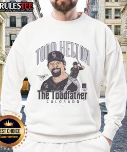 Awesome Rockies Todd Helton Toddfather Signature Class of 2024 sweatshirt showcasing team pride and memorabilia.