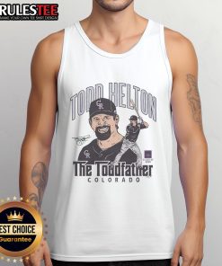 Awesome Rockies Todd Helton Toddfather Signature Class of 2024 tank top showcasing a stylish design for fans.