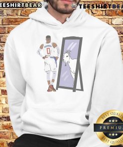 Awesome Russell Westbrook mirror GOAT Los Angeles hoodie featuring stylish design and vibrant colors for fans.