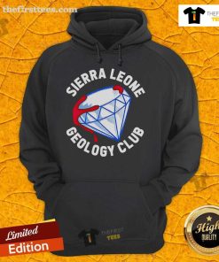 Alt Text: Awesome Sierra Leone Geology Club Hoodie featuring a unique design and vibrant colors, perfect for geology enthusiasts.