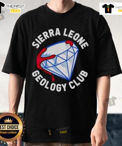 Awesome Sierra Leone Geology Club T-Shirt featuring a vibrant design and geological motifs, perfect for geology enthusiasts.