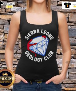 Stylish Awesome Sierra Leone Geology Club tank top featuring unique geological designs and vibrant colors, perfect for geology enthusiasts.