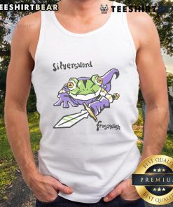 Awesome Silversword Frogsquash tank top featuring vibrant colors and unique design perfect for casual wear.