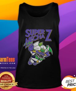 Awesome Super Mecha Z Robot Tank Top featuring a vibrant graphic design and bold colors, perfect for robot fans.