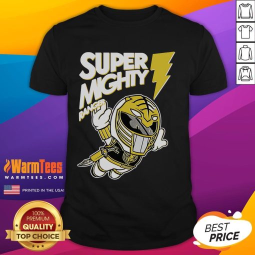 Awesome Super Mighty Ranger Warrior T-Shirt featuring a vibrant graphic of a heroic ranger in action.