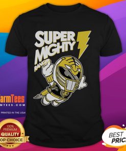 Awesome Super Mighty Ranger Warrior T-Shirt featuring a vibrant graphic of a heroic ranger in action.