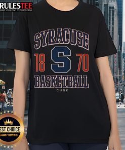 Awesome Syracuse Orange Basketball 1870 Ladies Tee featuring vibrant colors and team logo, perfect for fans.