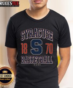Awesome Syracuse Orange Basketball 1870 T-Shirt featuring vibrant team colors and iconic logo for fans and supporters.