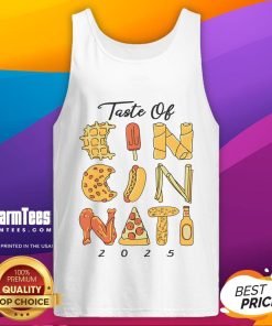 Awesome Taste of Cincinnati 2025 tank top featuring vibrant colors and a trendy design for food festival enthusiasts.