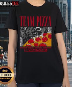 Awesome Team Pizza Ladies Tee - The Easy Choice Anytime, Anywhere, featuring a fun pizza graphic and comfortable fit.