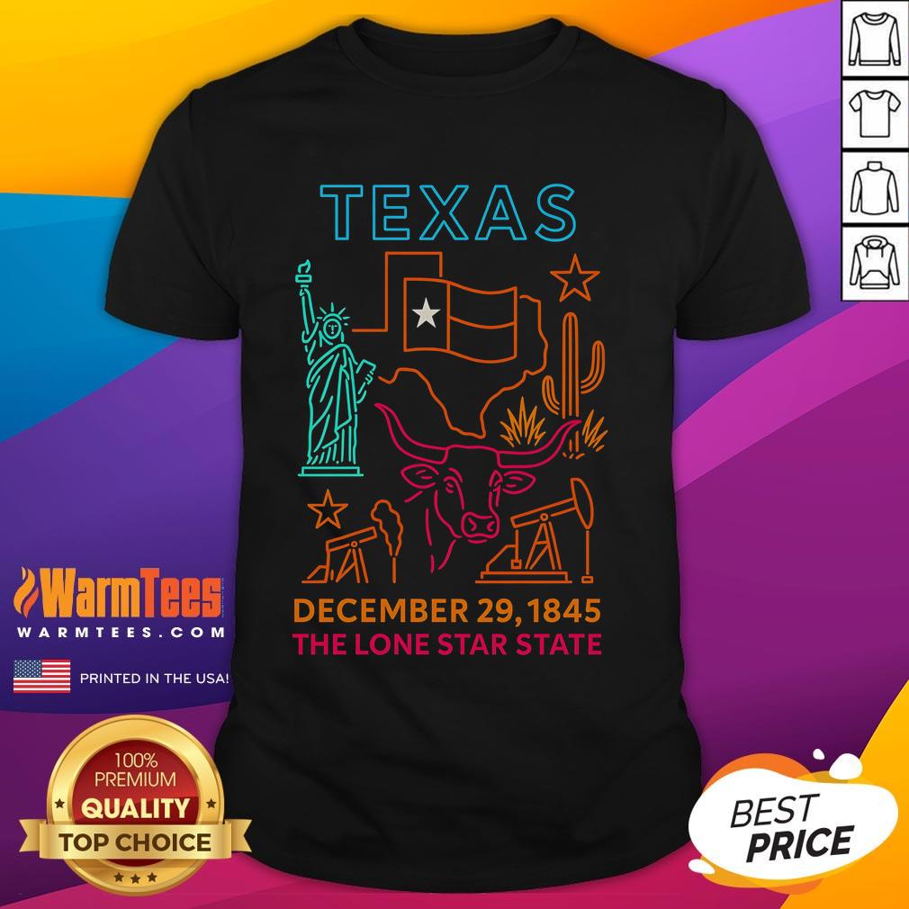 Awesome Texas December 29 1845 The Lone Star State Neon T Shirt Awesome Texas December 29 1845 The Lone Star State Neon T-Shirt featuring vibrant colors and bold design for Texas pride.
