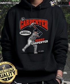 Awesome The Carpenter Kerry Carpenter MLBPA Hoodie showcasing vibrant design and comfortable fit for baseball fans.