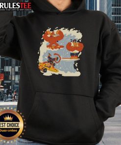 Awesome Golden Wave hoodie featuring Donkey Kong, Diddy Kong, and Funky Kong for stylish gaming fans.