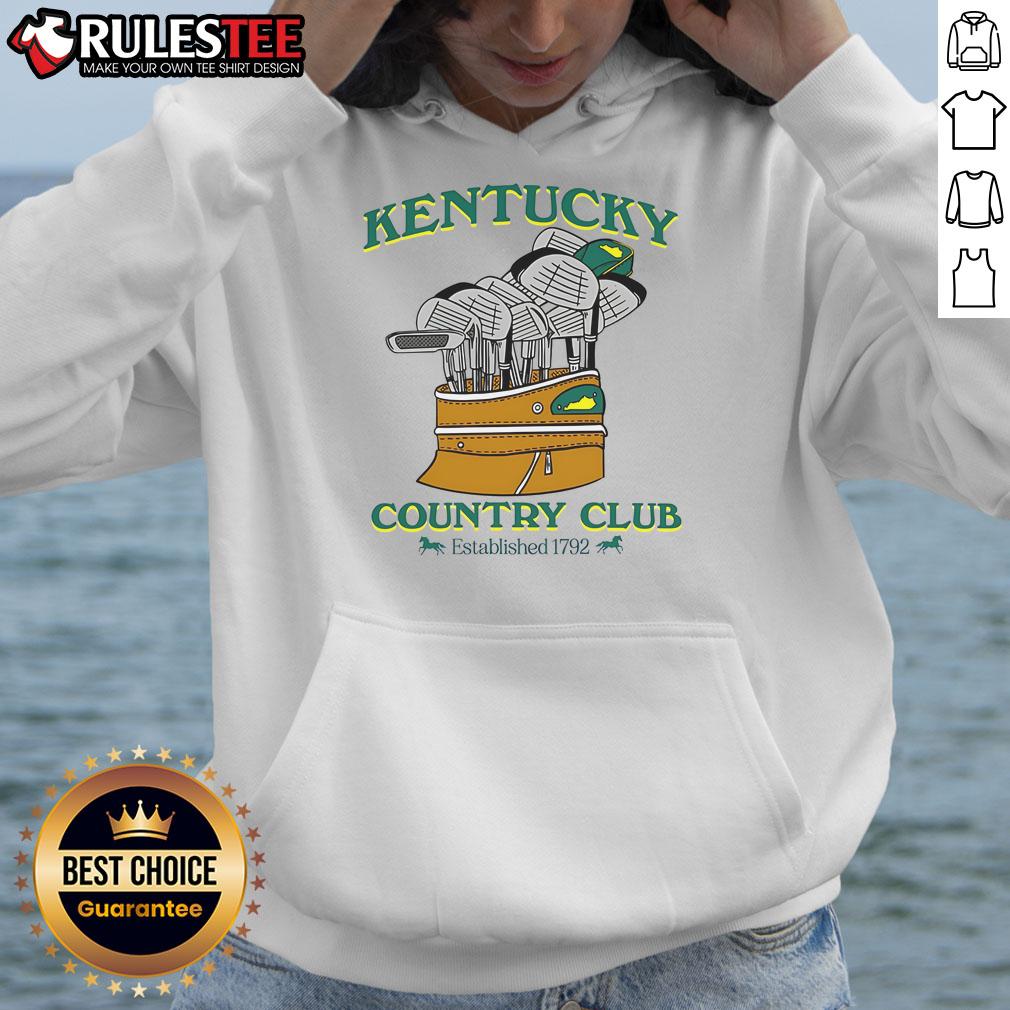 Awesome The Kentucky Country Club Established 1792 Golf Hoodie Alt Text: Awesome Kentucky Country Club golf hoodie established 1792, showcasing stylish design for golf enthusiasts.