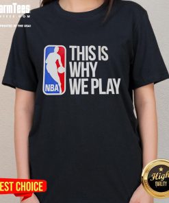 Awesome NBA logo ladies tee showcasing sporty style and team spirit for basketball fans.