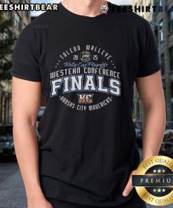 Awesome Toledo Walleye 2025 Western Conference Finals T-Shirt featuring team logo and vibrant graphics for fans.