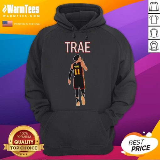 Awesome Trae Young Shhh Quiet Atlanta Hawks hoodie featuring bold design and team colors, perfect for fans.
