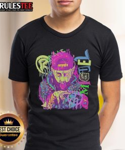 Awesome Trey Miguel drip style T-shirt featuring vibrant graphics and a trendy design, perfect for fans and fashion lovers.
